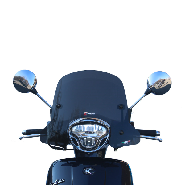 Windscreen Faco 267008313 smoke 360x490 for KYMCO Like 125 2017-2019, KYMCO Like 200 LX 2017