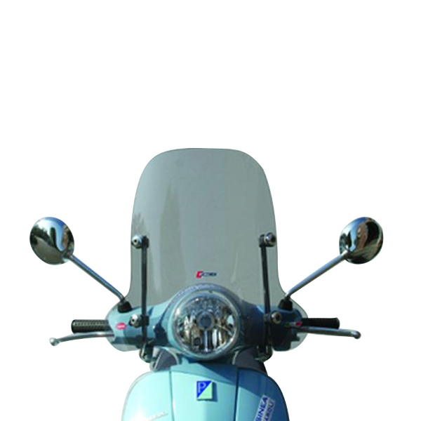 Windscreen Faco 267008339 smoke 475x540 for PIAGGIO/VESPA LX 125 2005-2014, PIAGGIO/VESPA LX 50 2005-2013