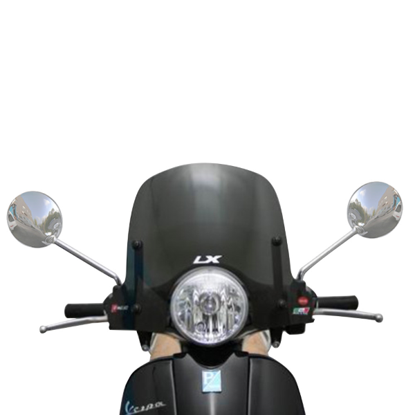 Windscreen Faco NEW LINE 267008341 smoke 460x495 for PIAGGIO/VESPA LX 125 2005-2014, PIAGGIO/VESPA LX 50 2005-2013