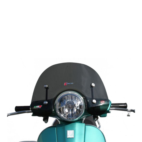 Windscreen Faco 267008342 smoke 305x440 for PIAGGIO/VESPA LX 125 2005-2014, PIAGGIO/VESPA LX 50 2005-2013
