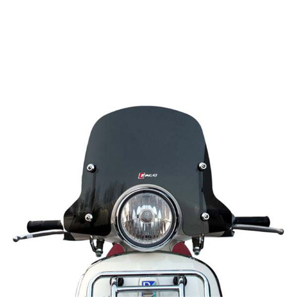 Windscreen Faco 267008344 smoke 355x495 for PIAGGIO/VESPA Primavera 125 2014-2019