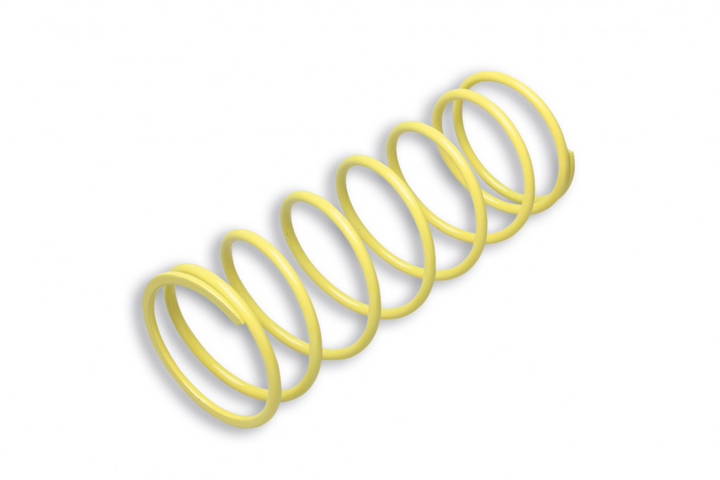 Spring for variator Malossi Yellow ext.Ø 67,2x181mm thread Ø 4,7mm 3,6k 2911074.Y0