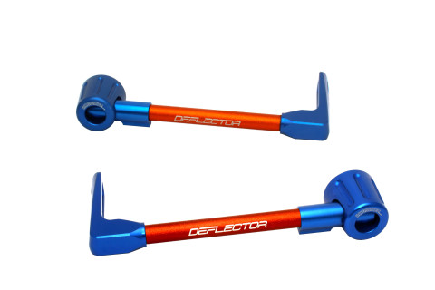 Lever guard ACCOSSATO DE003 with orange hose and joint right + left , aluminium