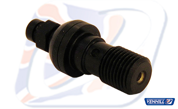 Banjo bolt bleed Venhill POWERHOSEPLUS 310100DB 10x1.00mm Crni