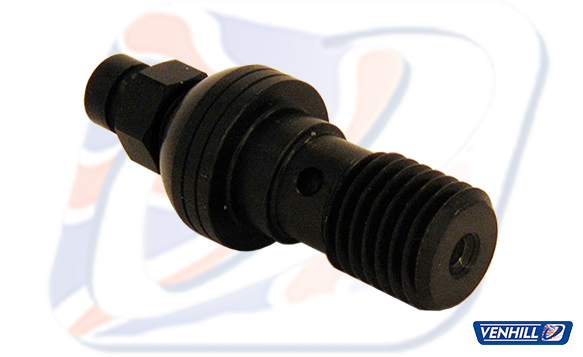 Banjo bolt bleed Venhill POWERHOSEPLUS 310125DB 10x1.25mm Crni