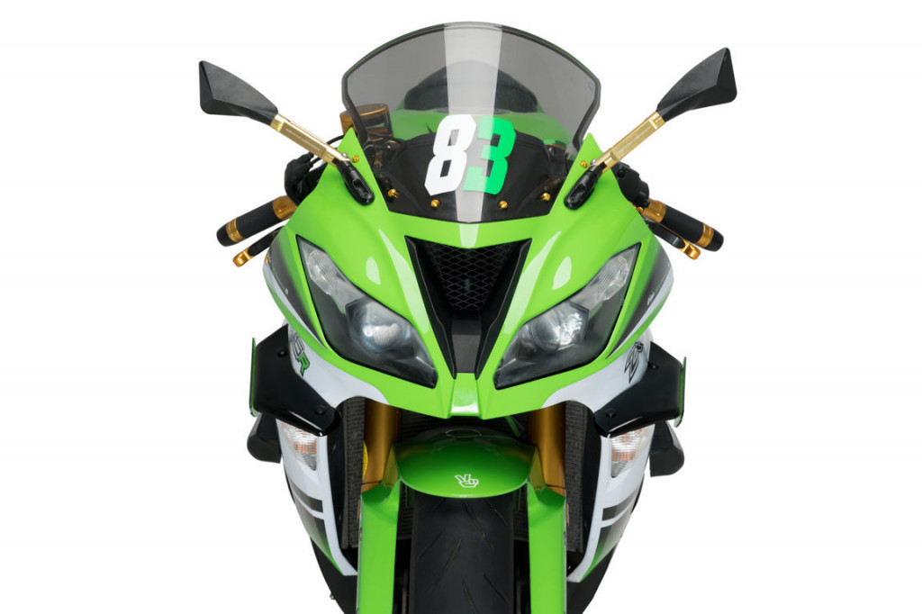 Side spoilers PUIG DOWNFORCE 3162V green