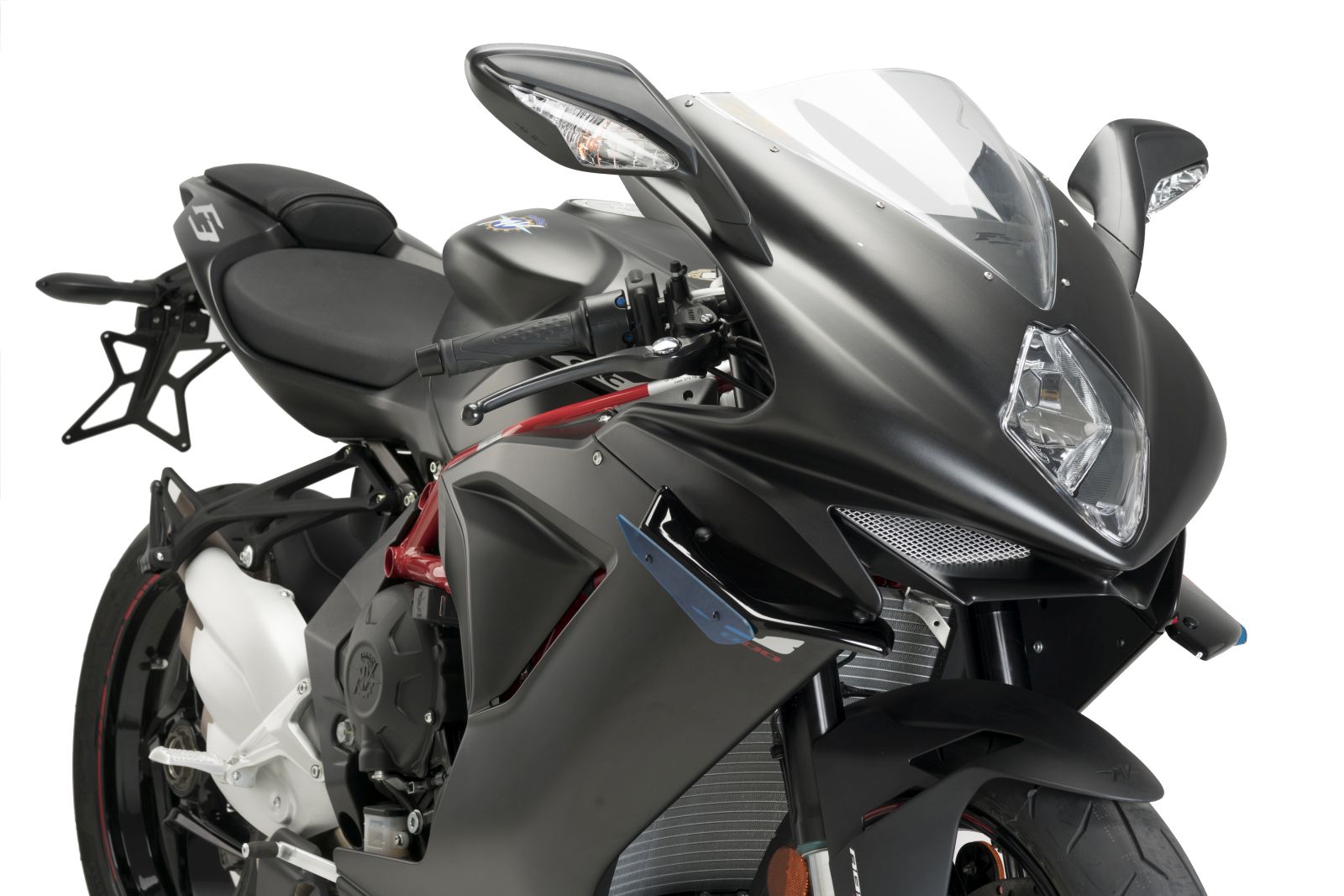 Side spoilers PUIG DOWNFORCE 3173A plavi