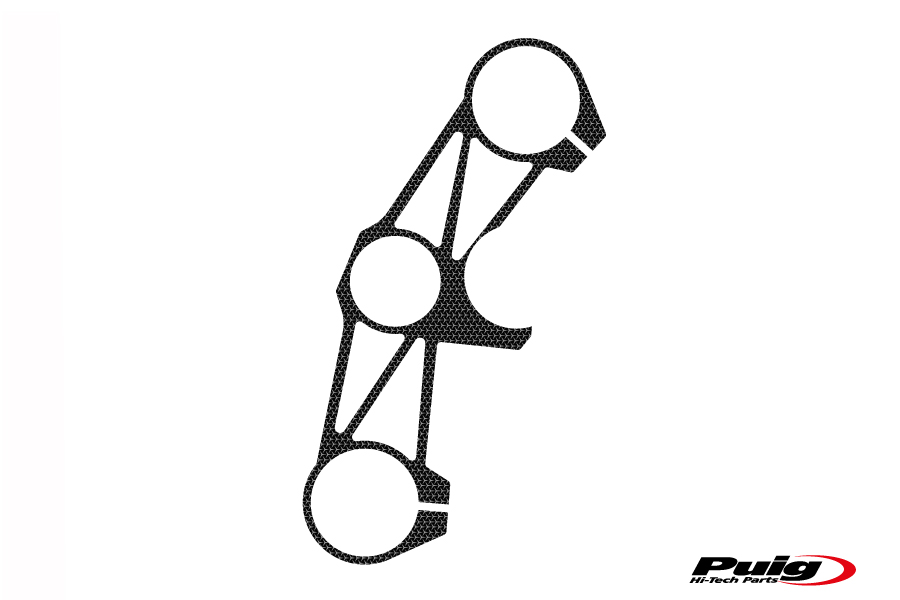 Yoke protector PUIG NAKED 3183U grey
