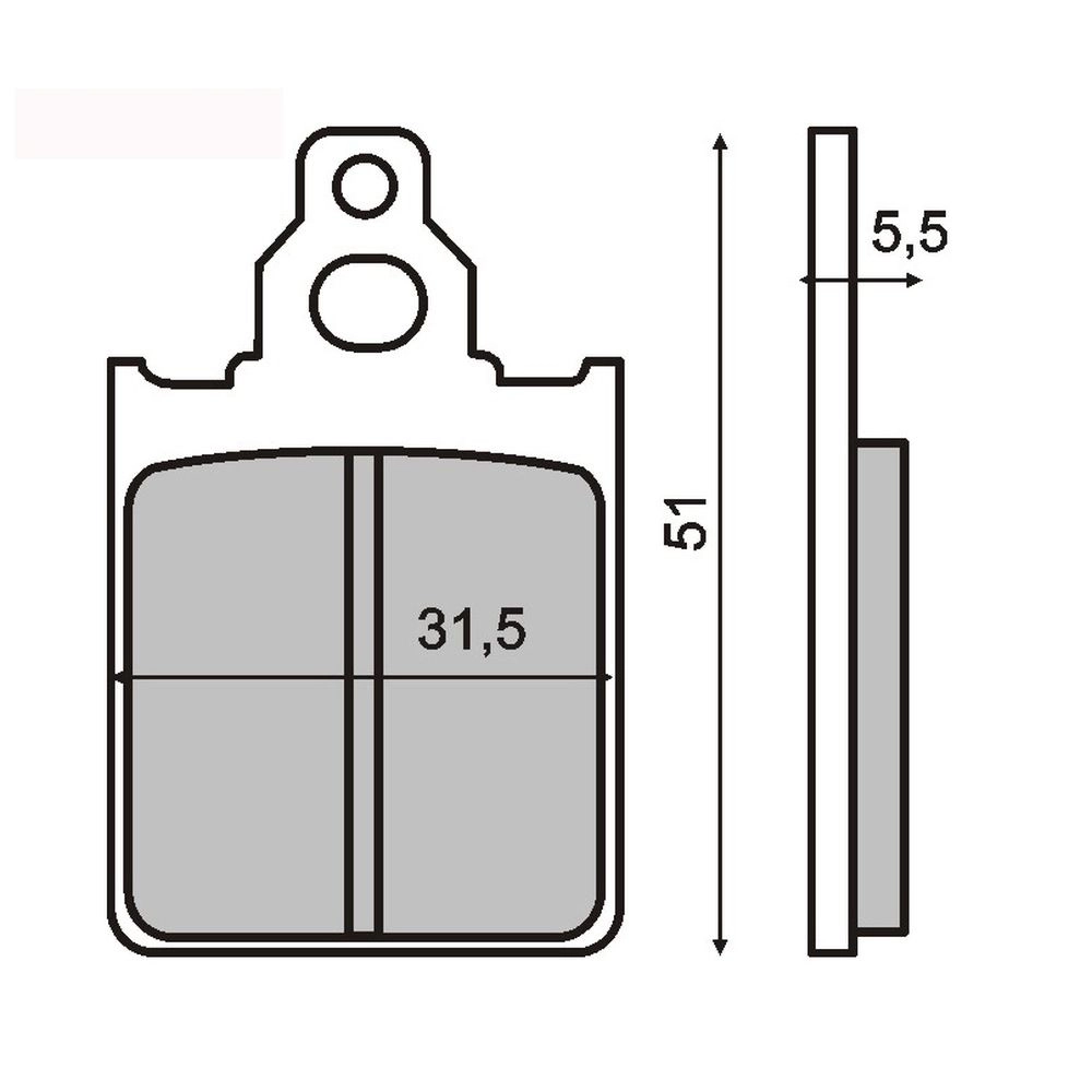 Radial brake master cylinder ACCOSSATO 16 x 16 with integrated fluid reservoir and silver folding lever (nut+lever)
