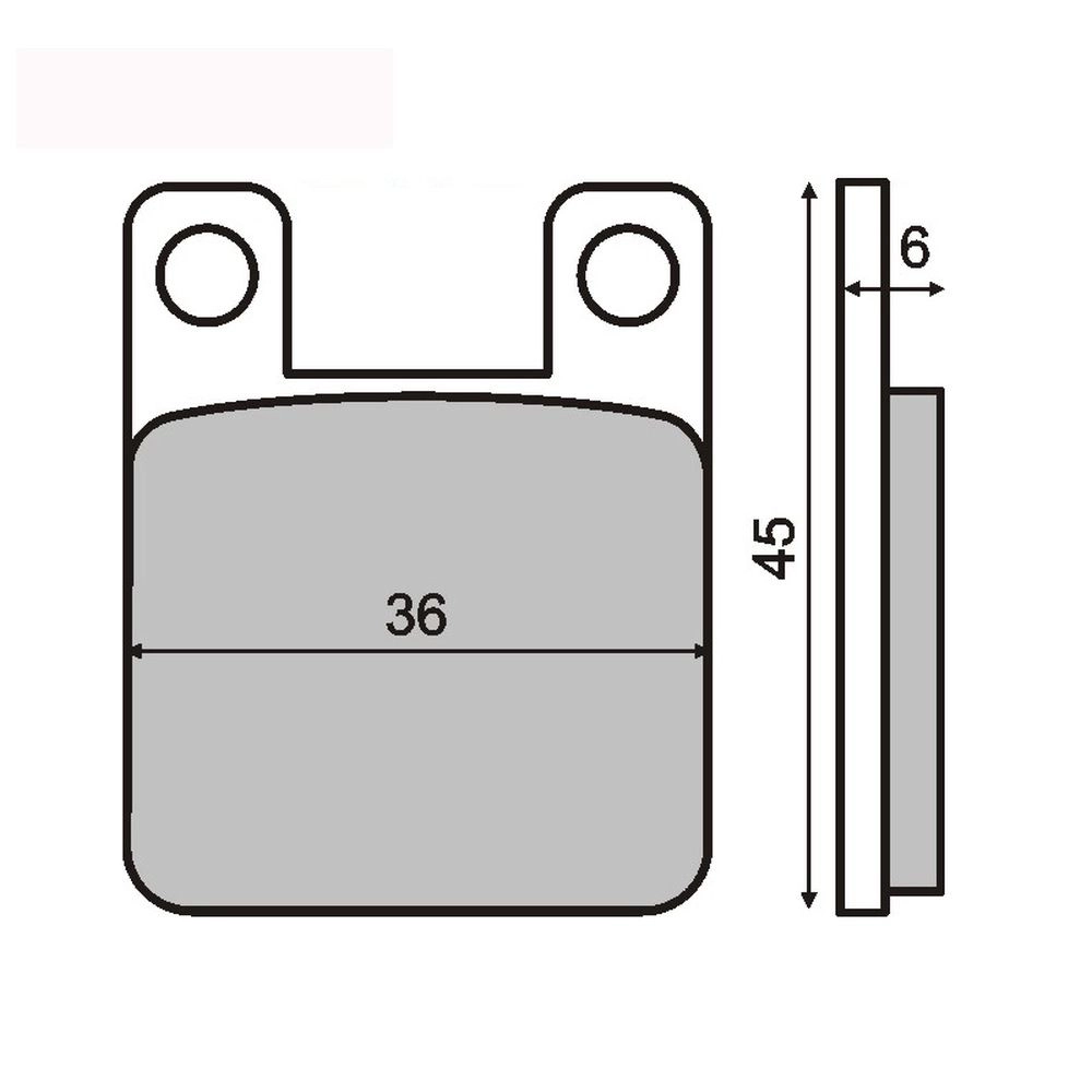 Crash pads ACCOSSATO with screw cover zlato