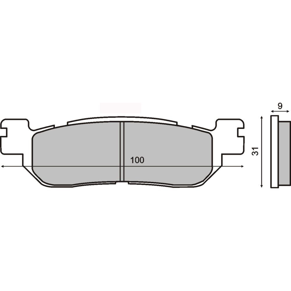 Plastic body kit POLISPORT 91545 OEM Color