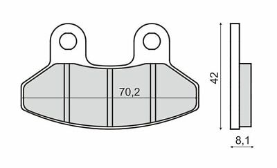 Plastic body kit POLISPORT 91562 OEM Color