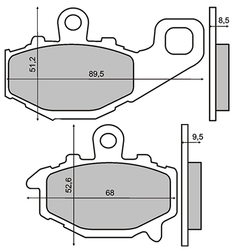 Plastic body kit POLISPORT 91484 OEM color 10-11