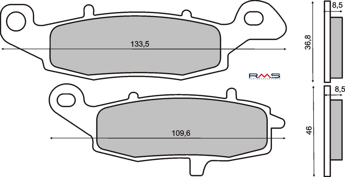 Plastic body kit POLISPORT 91566 OEM color 10-11