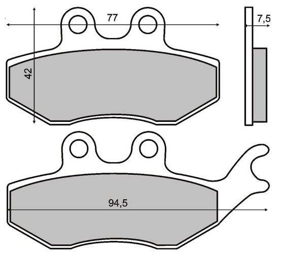 Plastic body kit POLISPORT 91463 OEM color 14