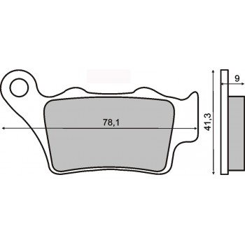 Plastic body kit POLISPORT 91488 OEM color 14-15