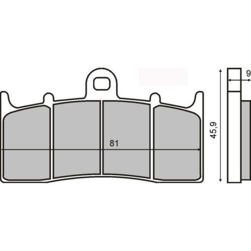 Plastic body kit POLISPORT 91537 red cr04
