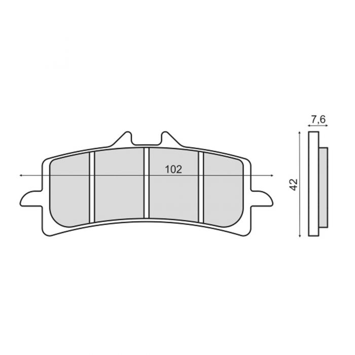 Plastic body kit POLISPORT 91448 White KTM