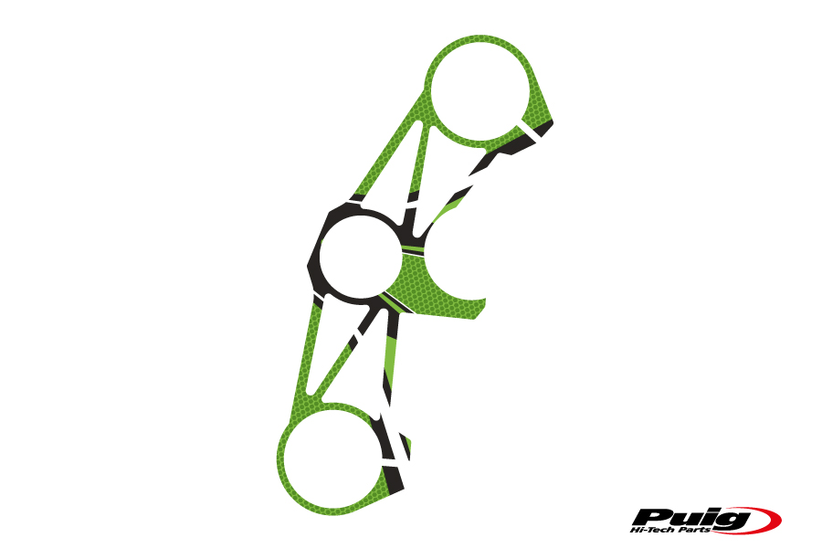 Yoke protector PUIG RADIKAL 3478V green