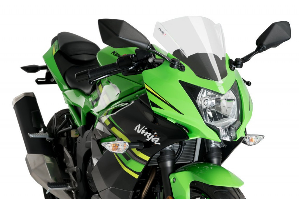 Windscreen PUIG RACING 3539H smoke for KAWASAKI Ninja 125 2019-2023