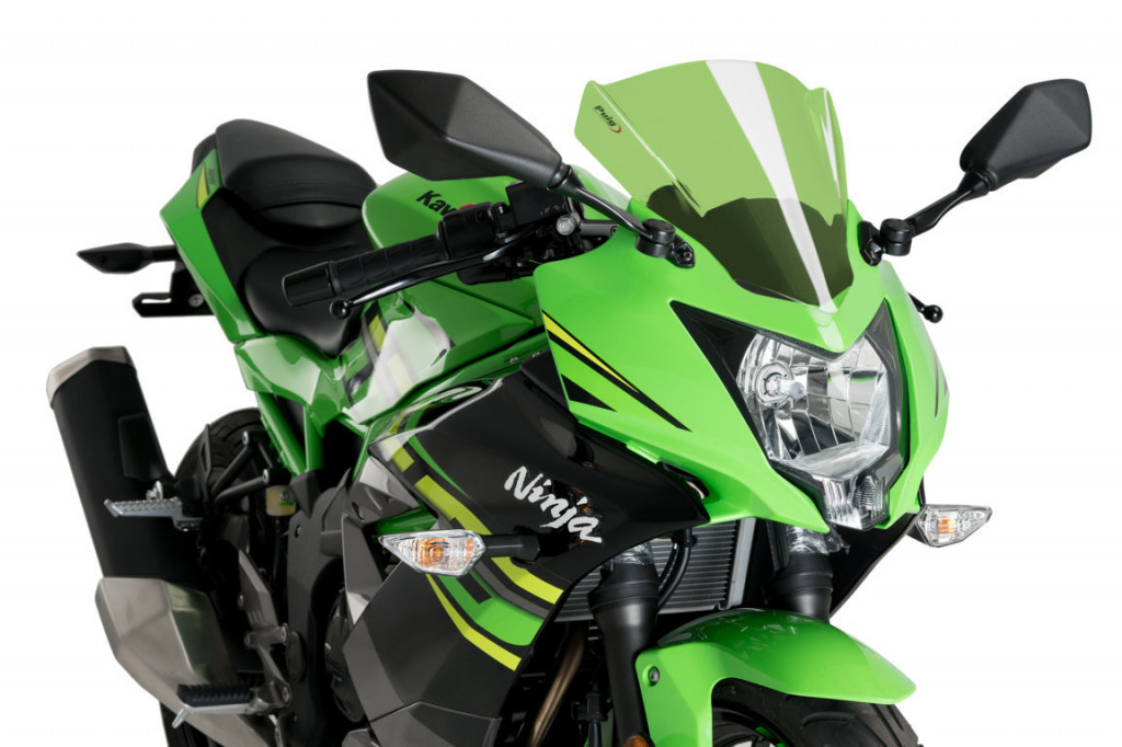 Windscreen PUIG RACING 3539V green
