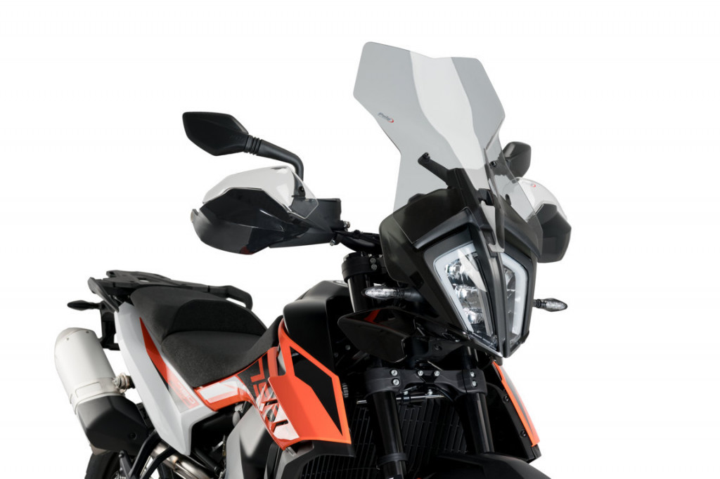 Windscreen PUIG TOURING 3587H smoke for KTM Adventure 790 / R 2019, KTM Adventure 890 /R/L 2021-2022