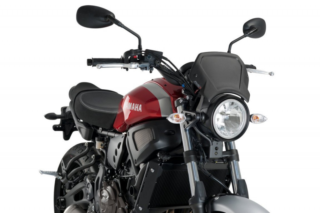 Windshield PUIG FRONTAL PLATE 3593N Crni