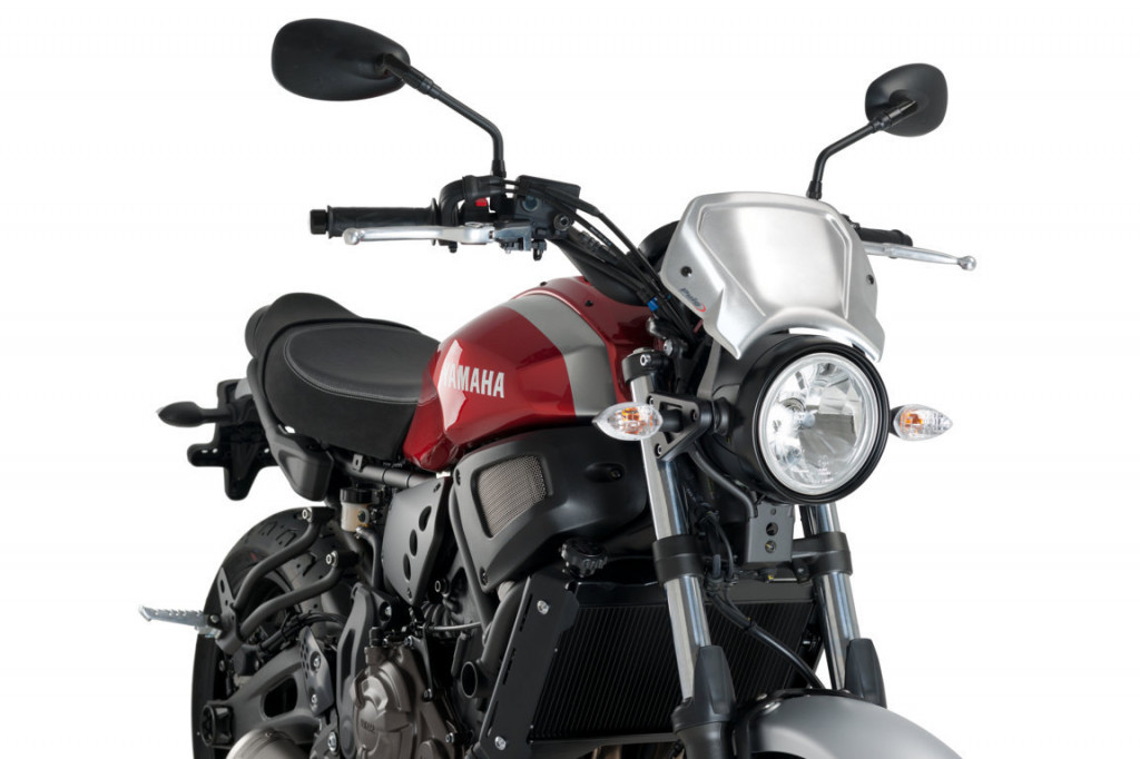 Windshield PUIG FRONTAL PLATE 3593P silver