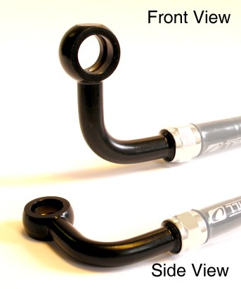 Banjo Venhill POWERHOSEPLUS 3/60193/BLACK 90° sa strane dugi Crni