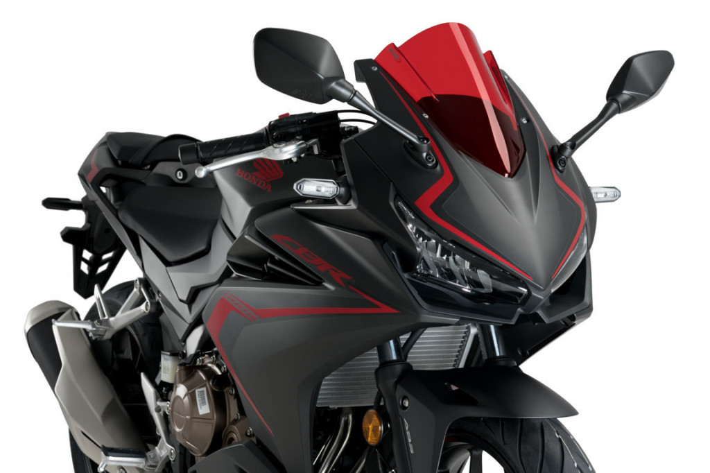 Windscreen PUIG RACING 3613R crven