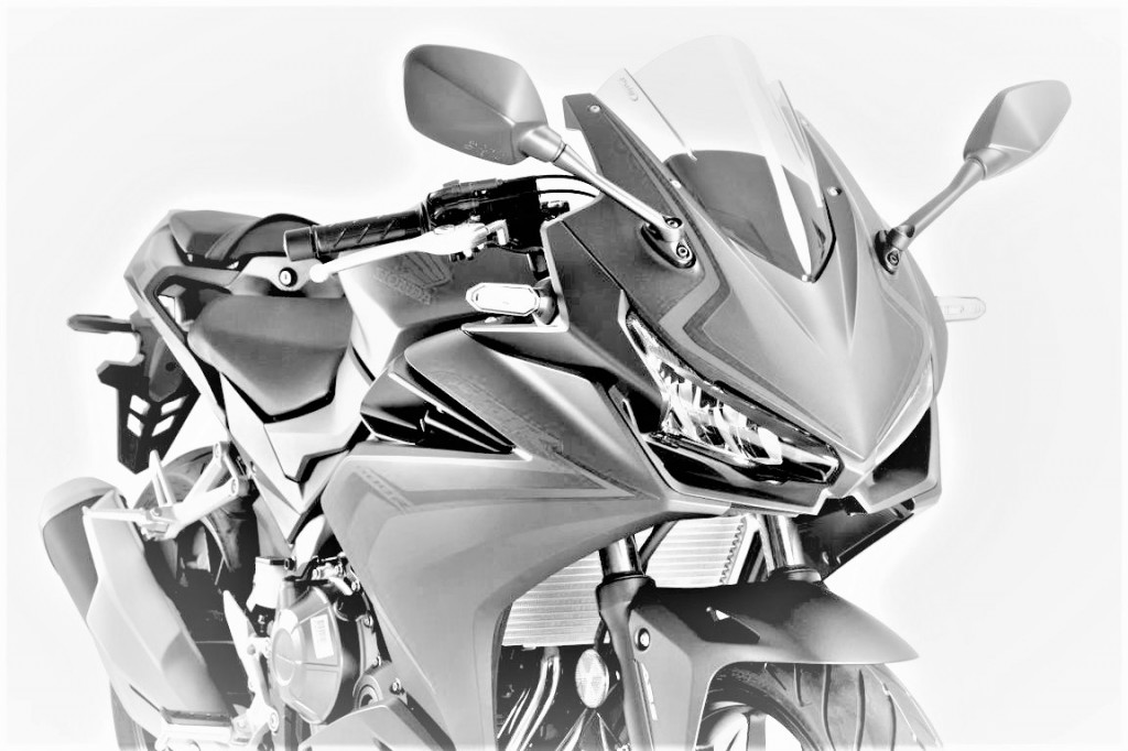 Windscreen PUIG RACING 3613A plavi