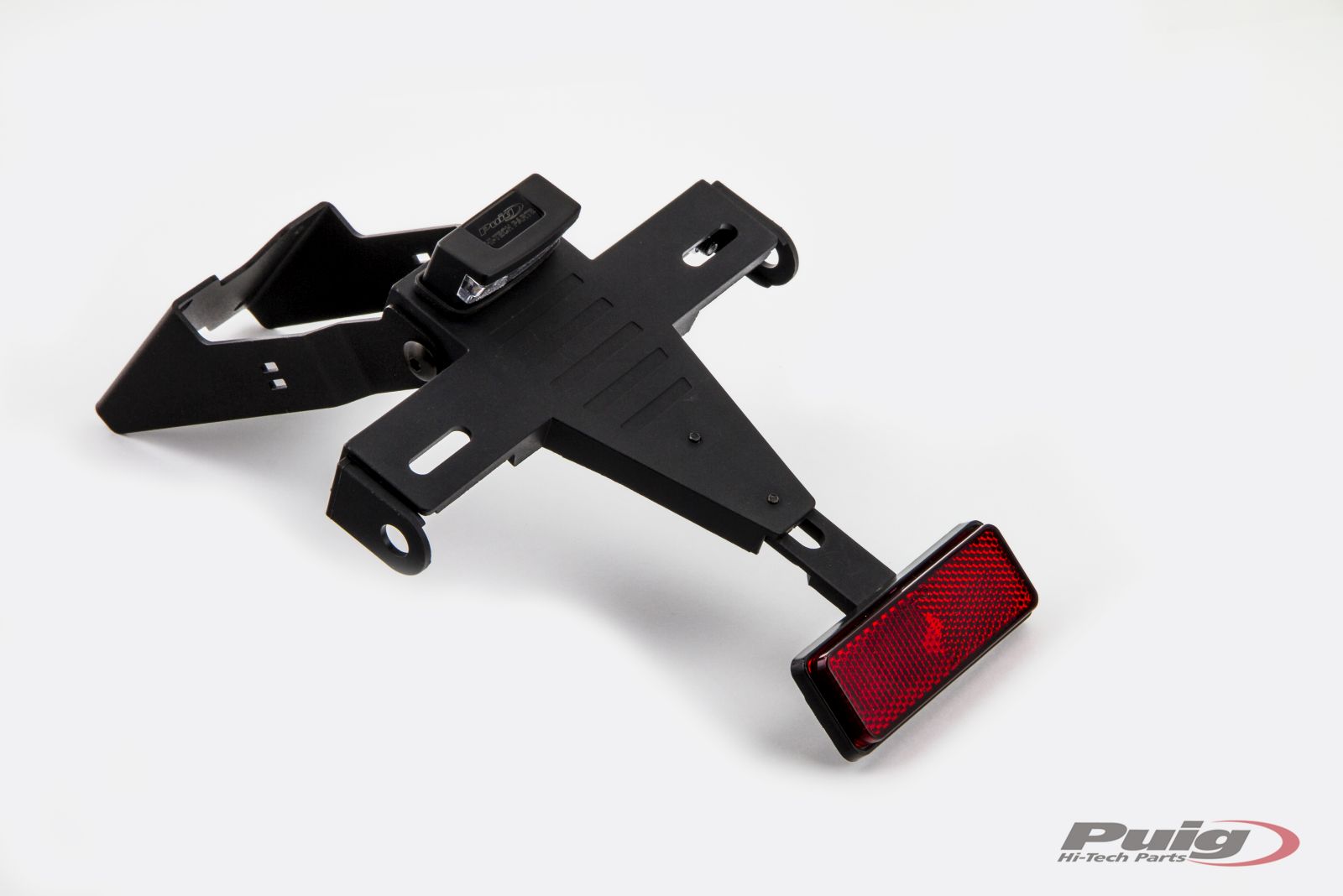 Adjustable license support PUIG 3620N Crni