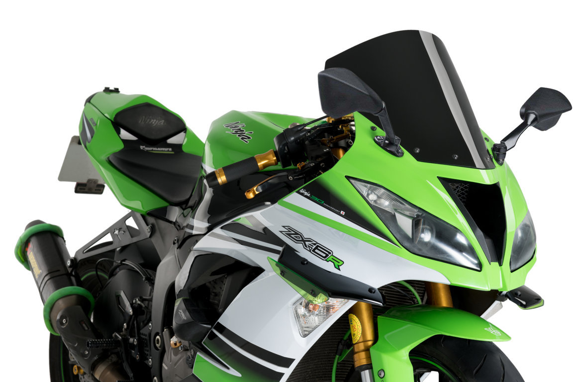 Windscreen PUIG R-RACER 3629N Crni