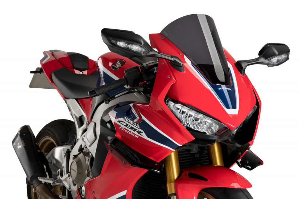 Windscreen PUIG R-RACER 3630F dark smoke