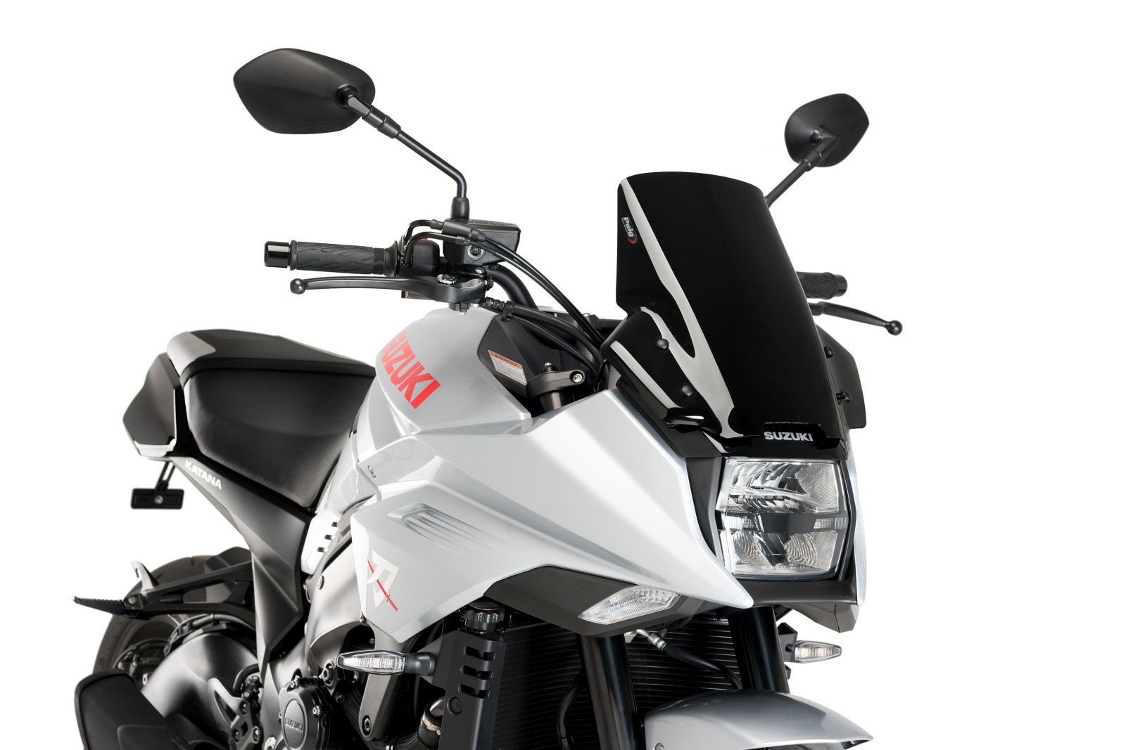 Windscreen PUIG TOURING 3637N Crni
