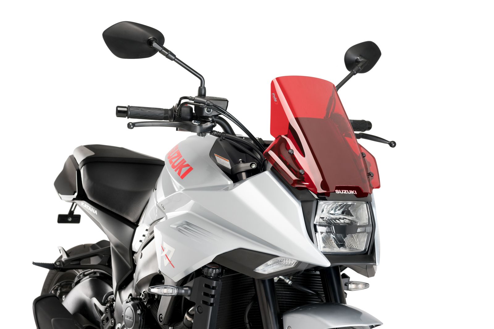 Windscreen PUIG TOURING 3637R crven
