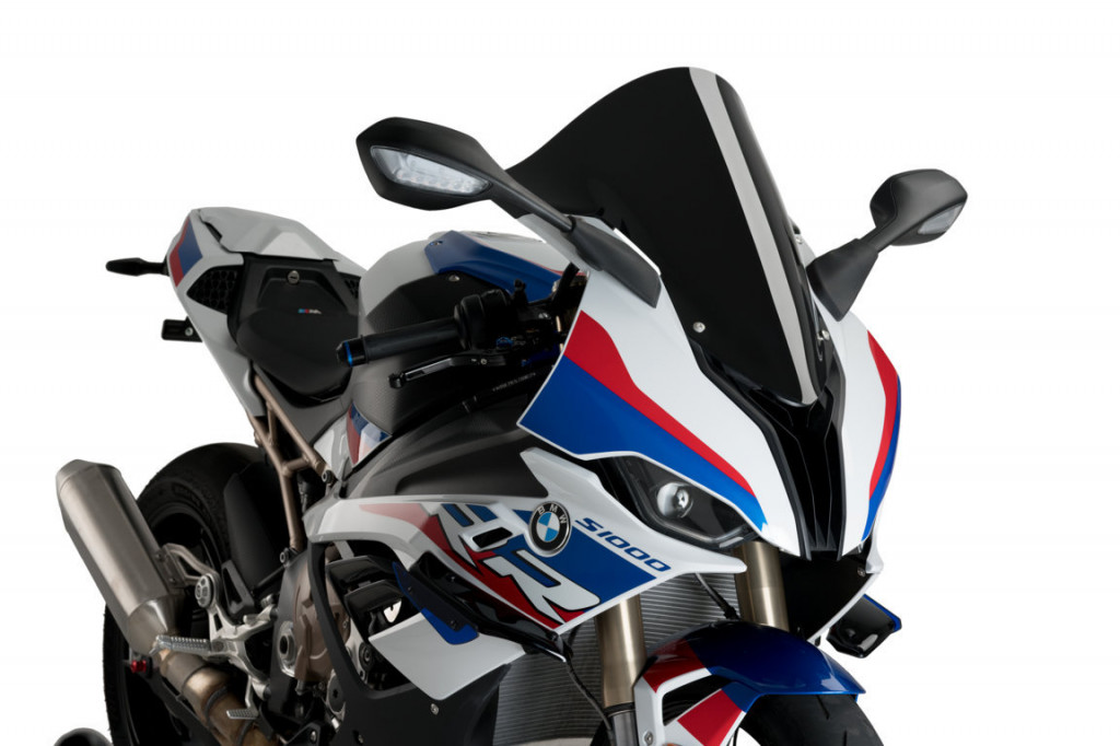 Windscreen PUIG RACING 3641N Crni