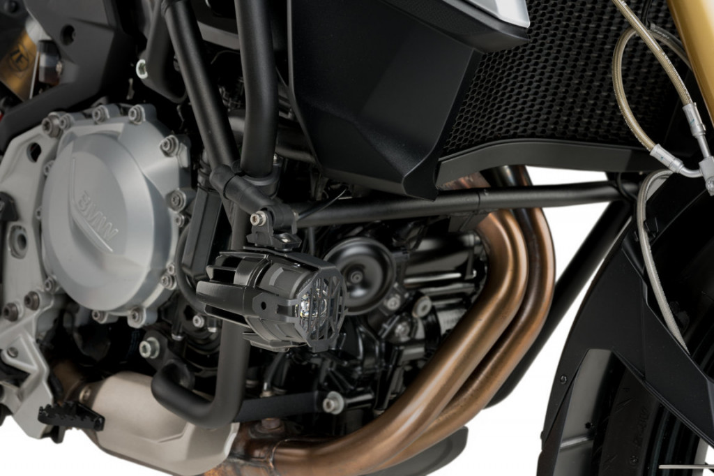 Adapters for auxiliary lights PUIG 3642N Crni set for BMW F 850 GS 2018-2024