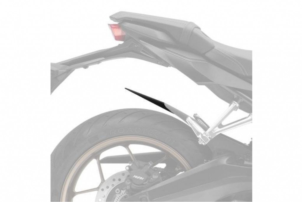 Rear fender extension PUIG 3725J matt black for HONDA CB 650 R 2019-2026, HONDA CBR 650 R 2019-2026