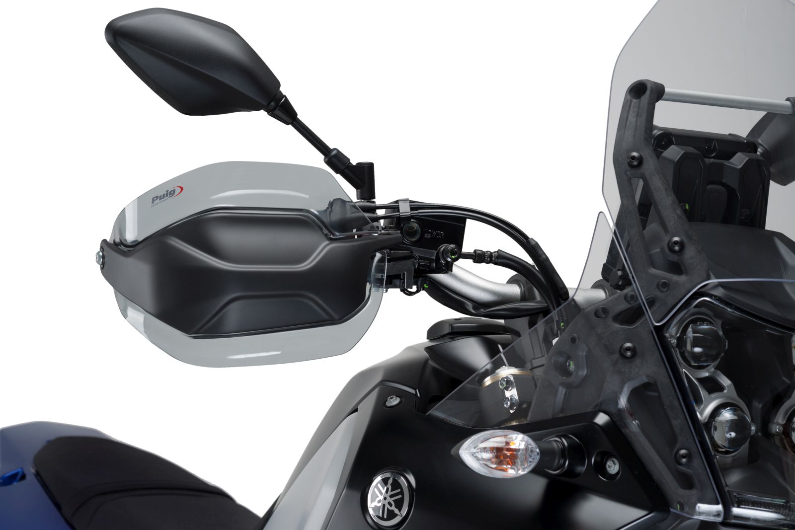Handguards PUIG EXTENSION 3729H smoke for YAMAHA XTZ 700 Tenere 700 2019-2026