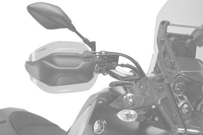 Handguards PUIG EXTENSION 3729F dark smoke