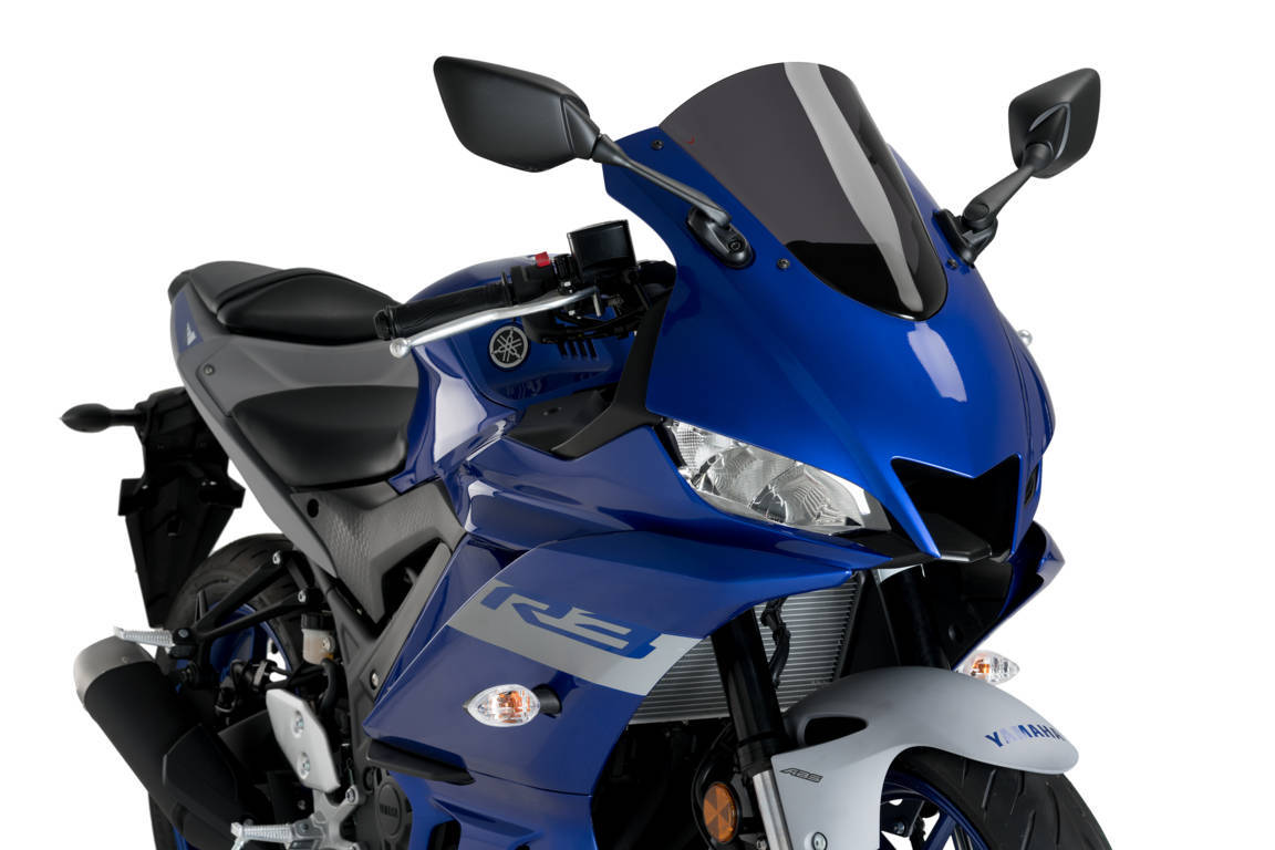 Windscreen PUIG R-RACER 3737F dark smoke