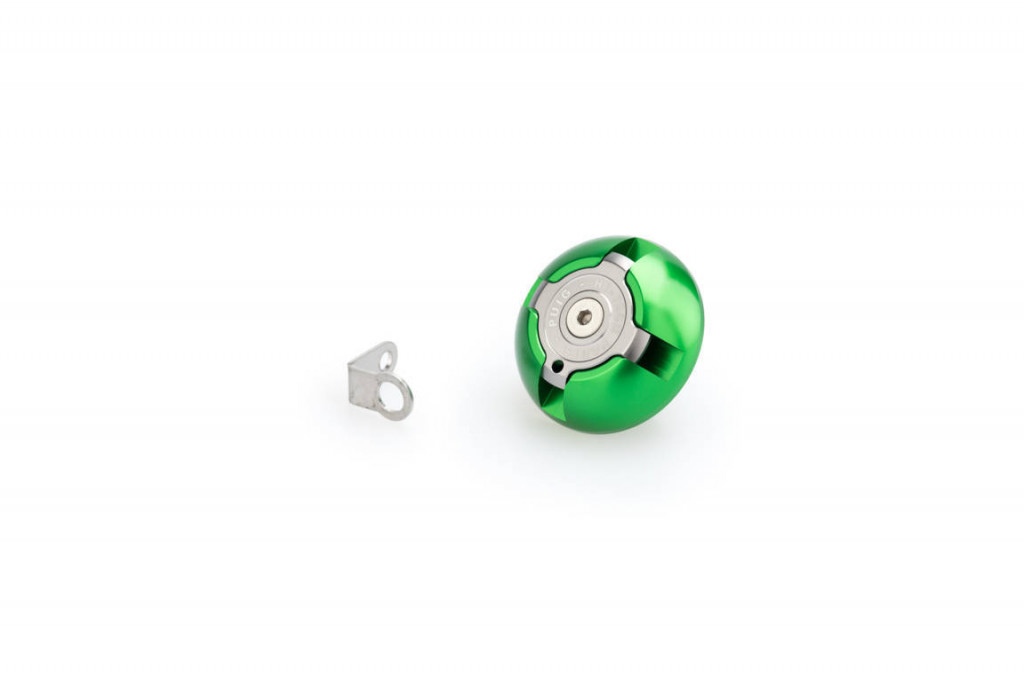 Plug oil cap PUIG HI-TECH 3760V green