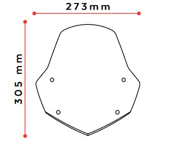 Windshield PUIG NEW GEN. SPORT 3767H smoke
