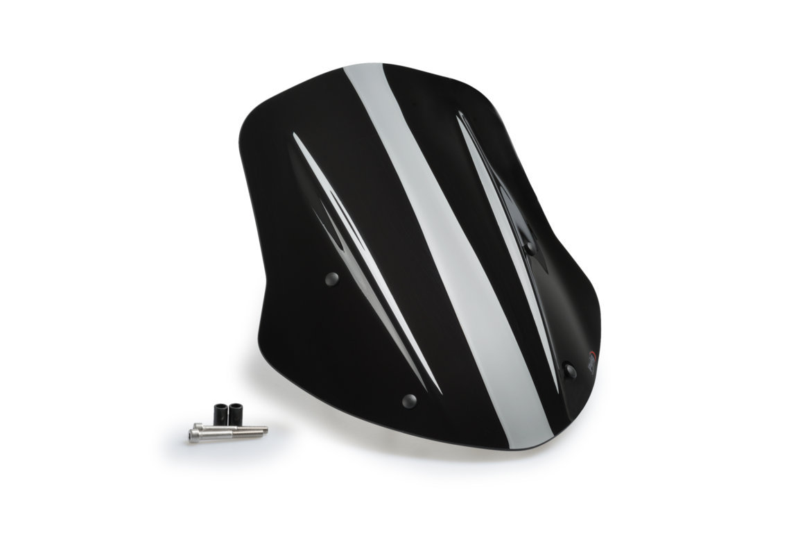 Windshield PUIG NEW. GEN TOURING 3775N Crni adjustable