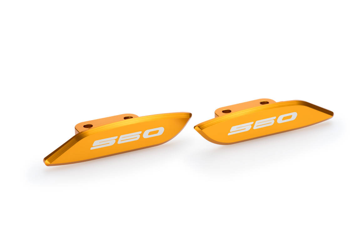 Rear-view base covers PUIG 3875O zlato