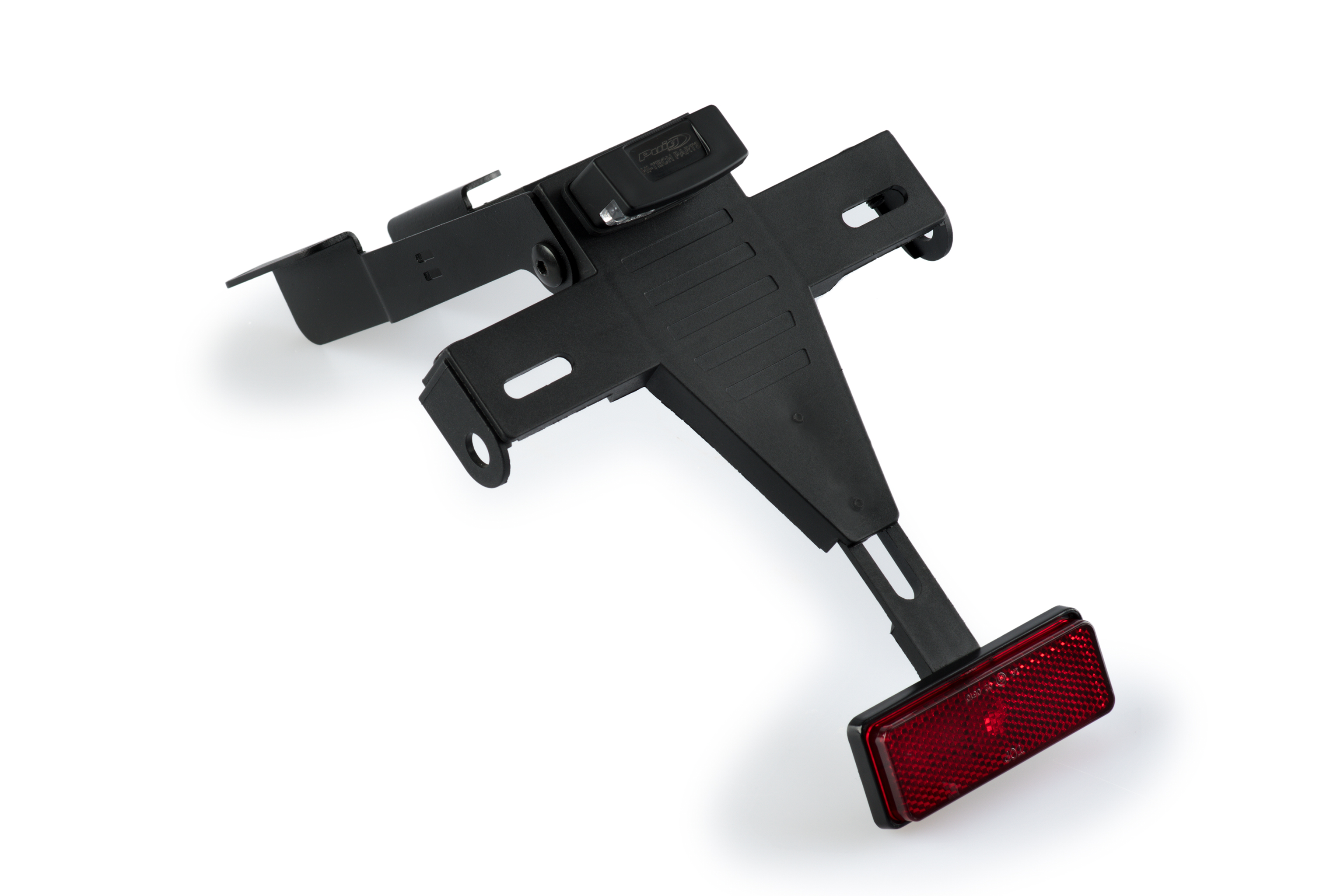 Adjustable license support PUIG 3884N Crni