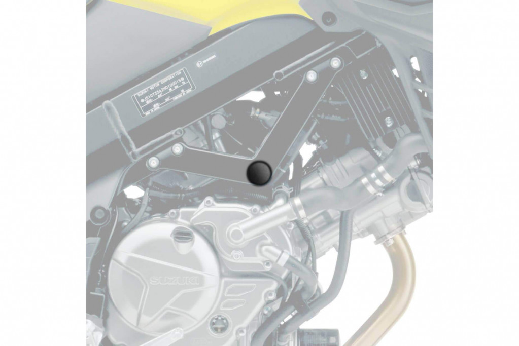 Chassis cap covers PUIG 3893N Crni