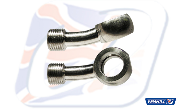 Banjo Venhill POWERHOSEPLUS 3/60082RS 20° naklon i 20° sa desne Stainless Steel