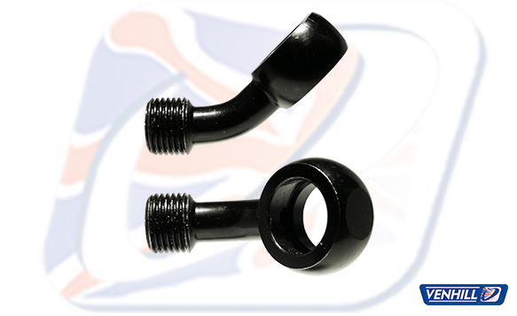 Banjo Venhill POWERHOSEPLUS 3/60087/BLACK 45° Crni